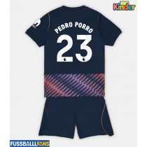 Tottenham Hotspur Pedro Porro #23 Auswärts Trikotsatz Kinder 2026-27 Kurzarm (+ Kurze Hosen)